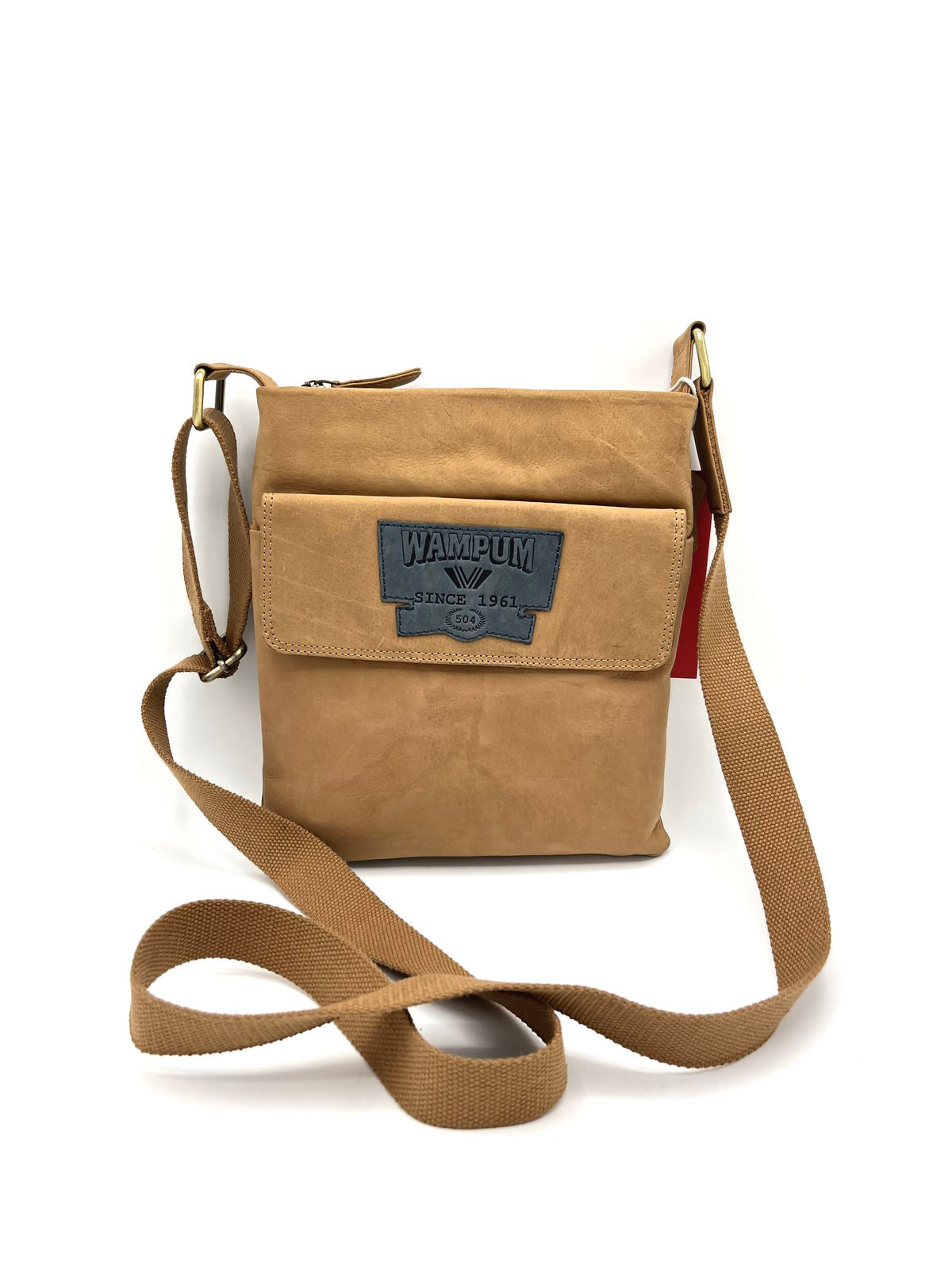 Brand WAMPUM, Genuine Leather Messenger Bag, art. BAG222.425