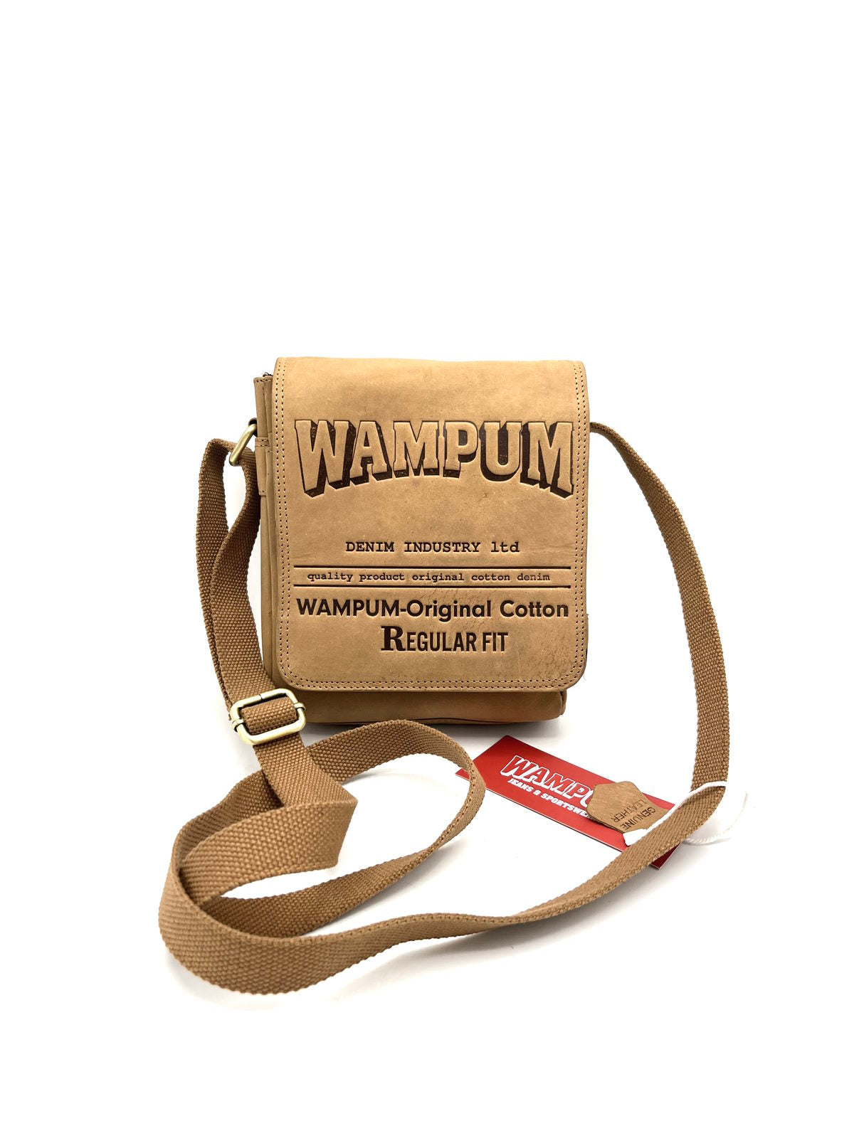 Brand WAMPUM, Genuine Leather Messenger Bag, art. BAG218.425