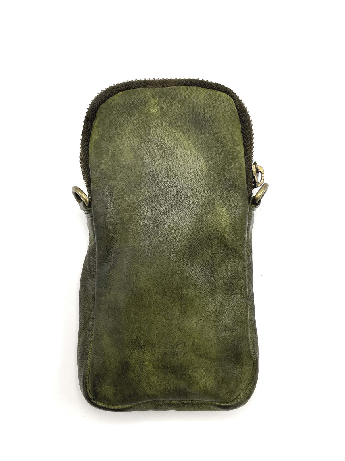 Phone case with strap in washed leather, Brand Juice, art. 054-JU02.422