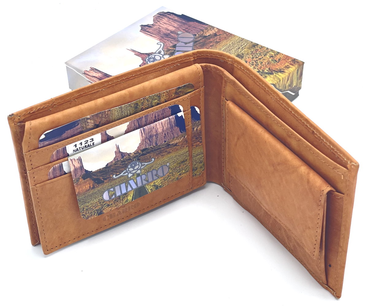 Genuine leather wallet for men, Brand Charro, art. MACE1123.422