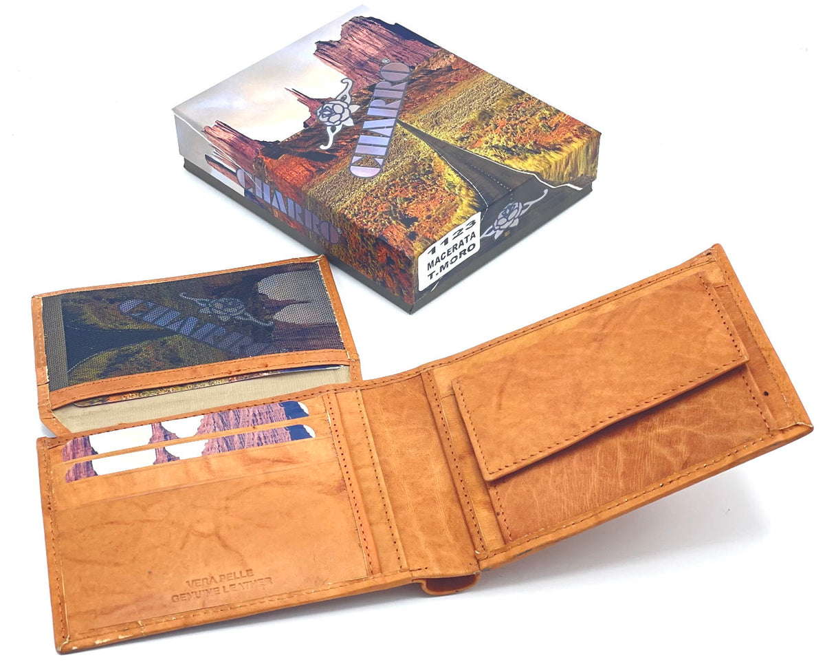 Genuine leather wallet for men, Brand Charro, art. MACE1123.422
