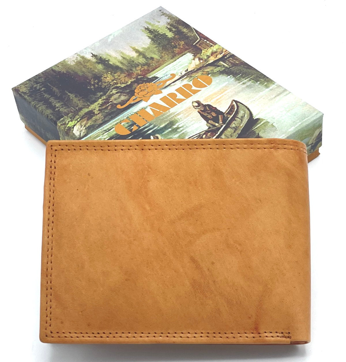 Portafoglio in vera pelle per gli uomini, marchio Charro, art.  MANT1123.422