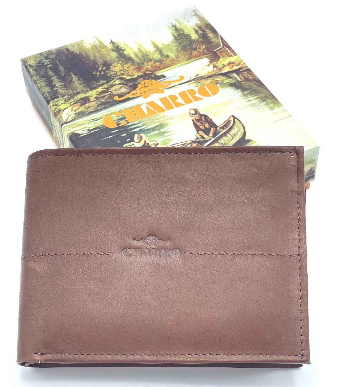 Portafoglio in vera pelle per gli uomini, marchio Charro, art.  MUGE1123.422