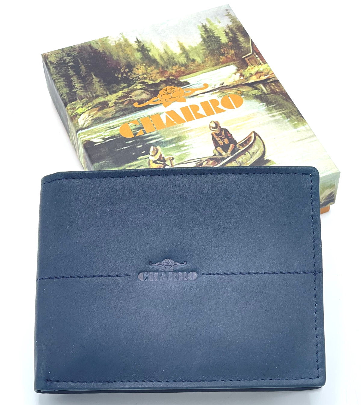 Portafoglio in vera pelle per gli uomini, marchio Charro, art.  MUGE1123.422