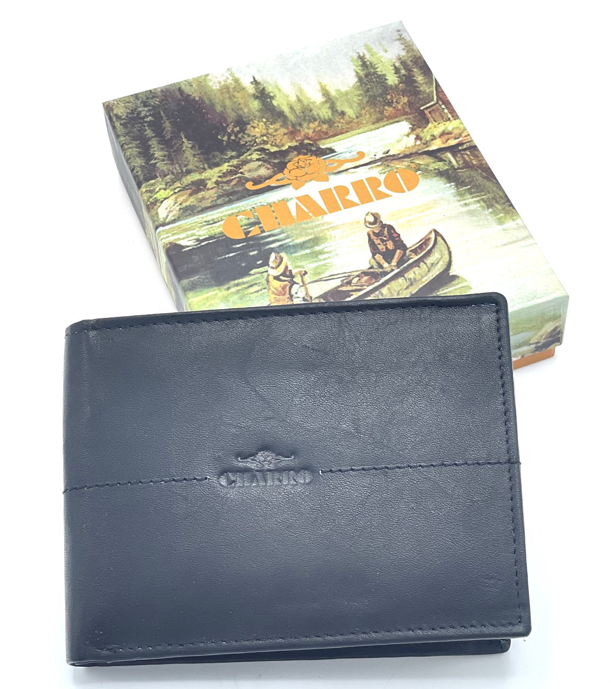 Portafoglio in vera pelle per gli uomini, marchio Charro, art.  MUGE1123.422