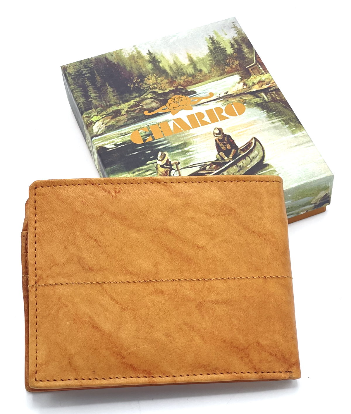 Portafoglio in vera pelle per gli uomini, marchio Charro, art.  MUGE1123.422