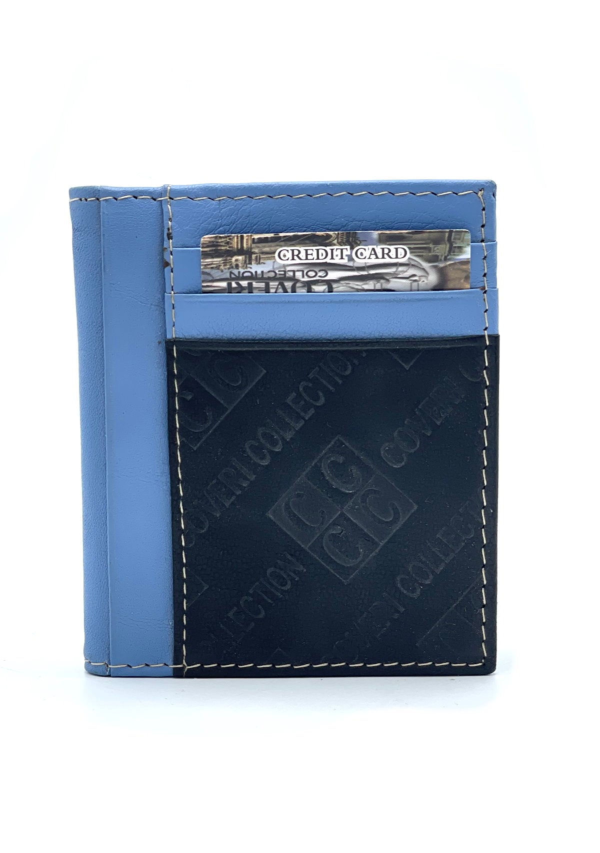 Genuine leather card holder for men, brand Coveri Collection, art. 517054.335