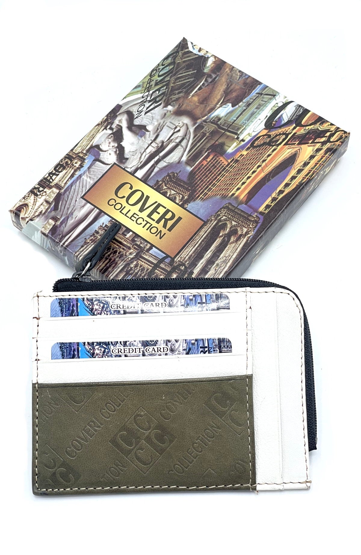 Genuine leather card holder for men, brand Coveri Collection, art. 517471.335