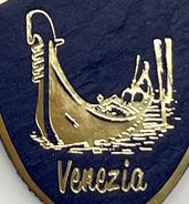 Genuine leather Keychain, Made in Italy, art. KVenezia1
