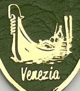 Genuine leather Keychain, Made in Italy, art. KVenezia1