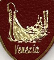 Genuine leather Keychain, Made in Italy, art. KVenezia1