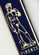 Genuine leather Keychain, Made in Italy, art. KFirenze2