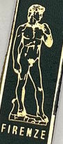 Genuine leather Keychain, Made in Italy, art. KFirenze2