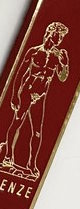 Genuine leather Keychain, Made in Italy, art. KFirenze2