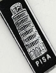 Genuine leather Keychain, Made in Italy, art. KPisa1