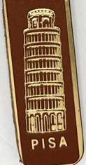 Genuine leather Keychain, Made in Italy, art. KPisa1