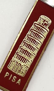 Genuine leather Keychain, Made in Italy, art. KPisa1