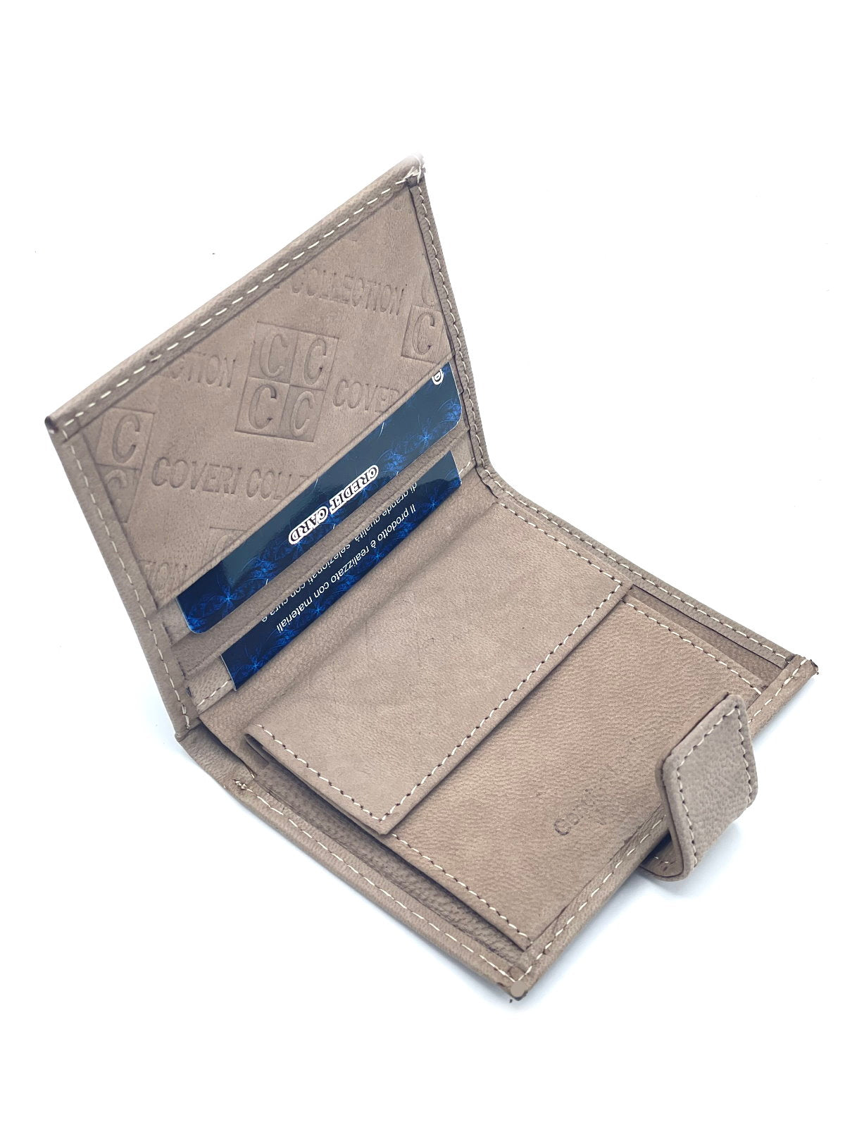 Portafoglio in vera pelle per uomo, Brand Coveri Collection, art.  515 P10.335