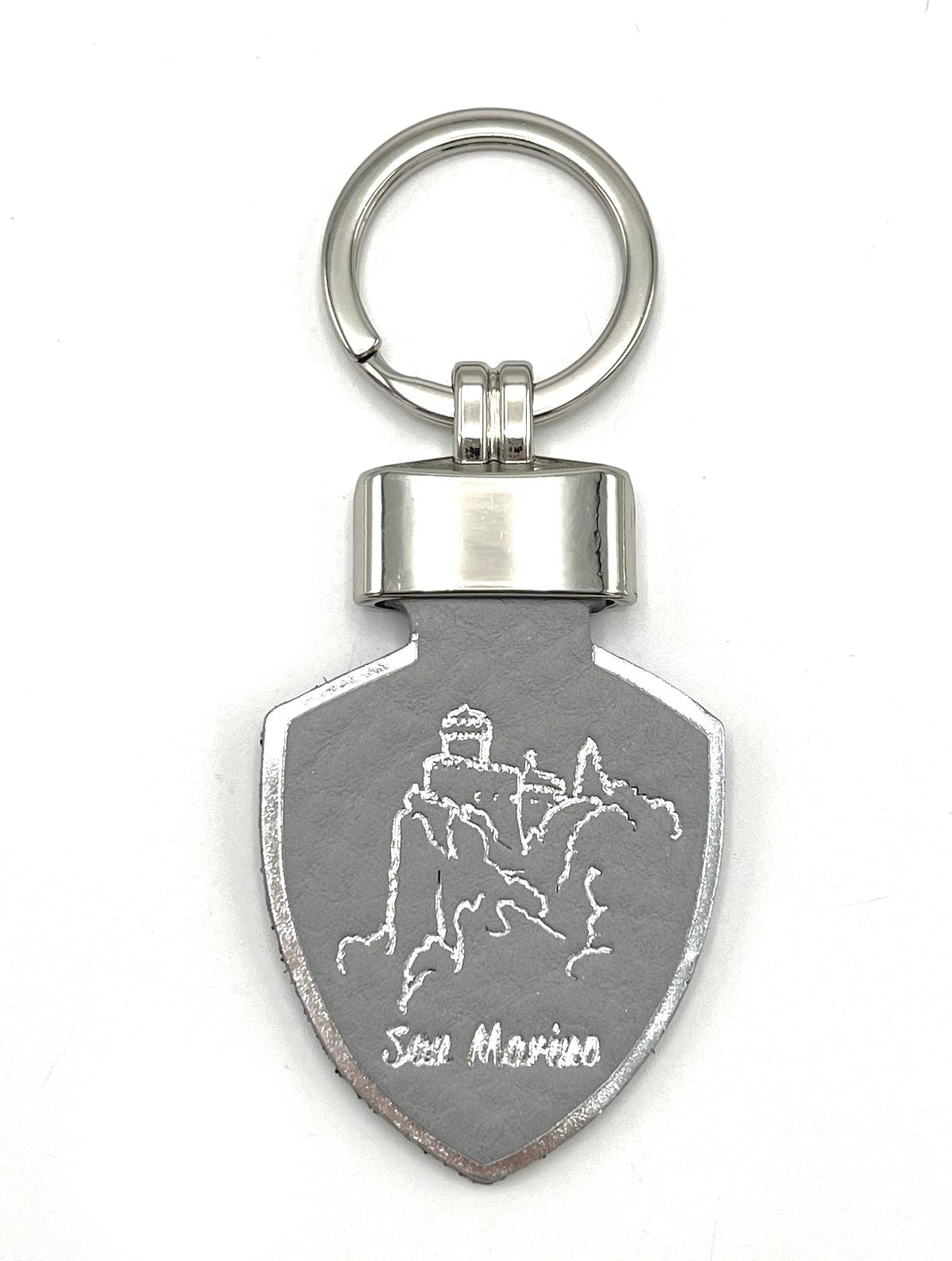 Genuine leather Keychain, Made in Italy, art. KSanMarino