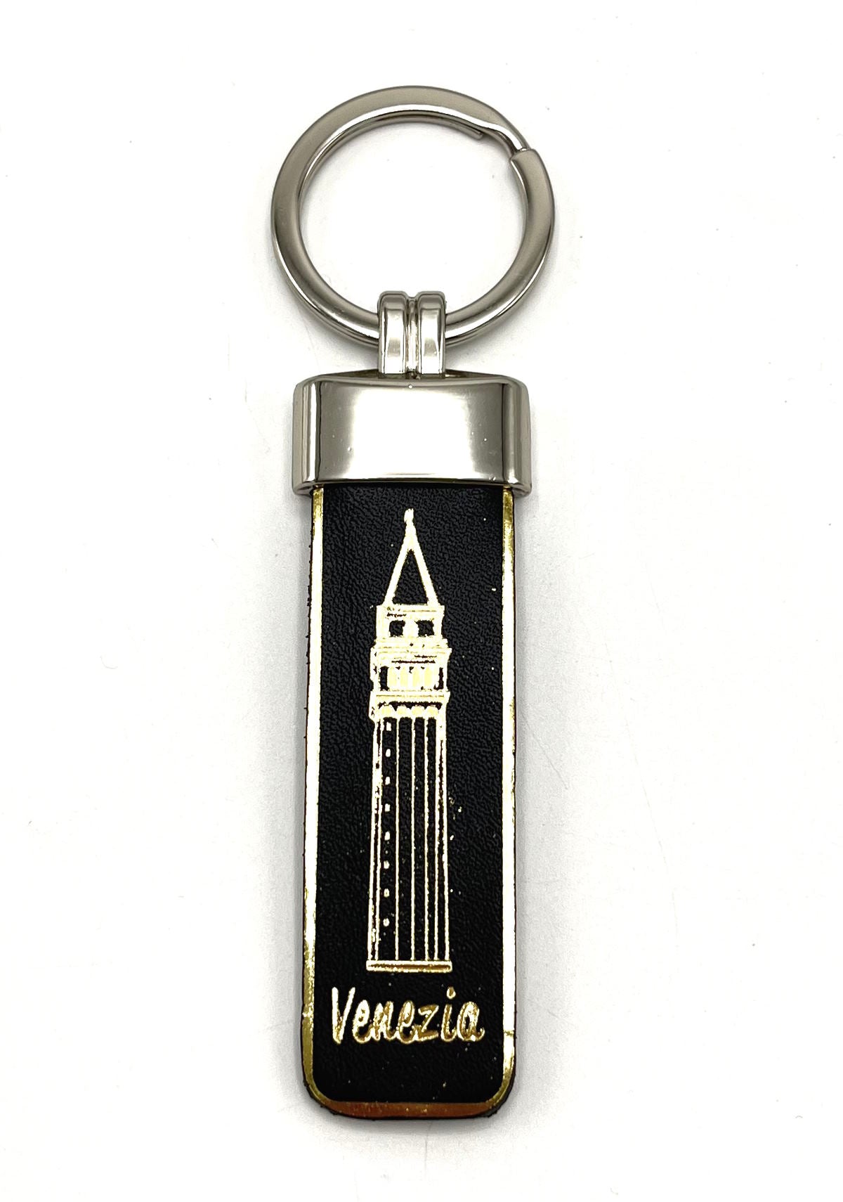 Genuine leather Keychain, Made in Italy, art. KVENEZIA4