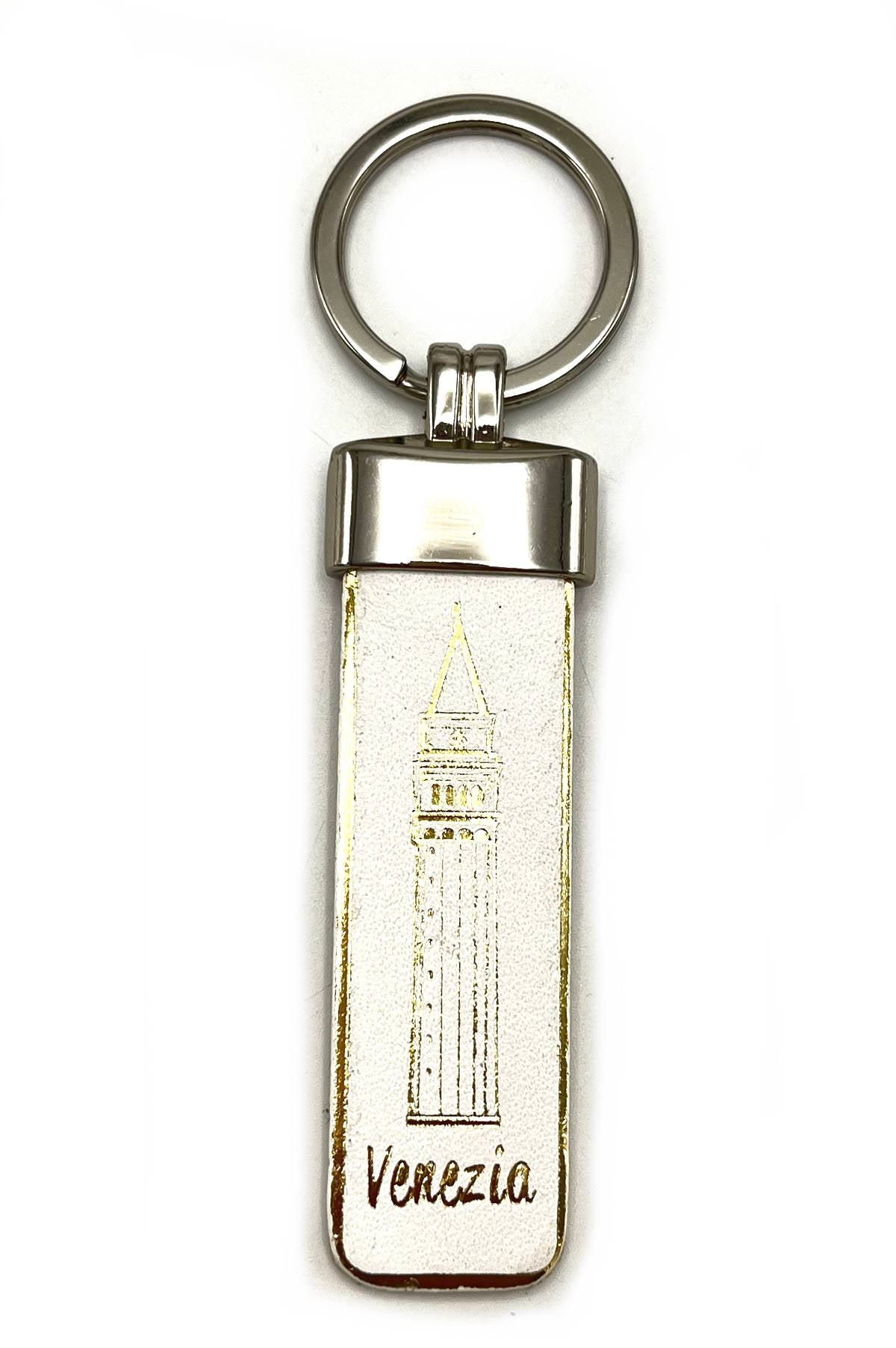 Genuine leather Keychain, Made in Italy, art. KVENEZIA4