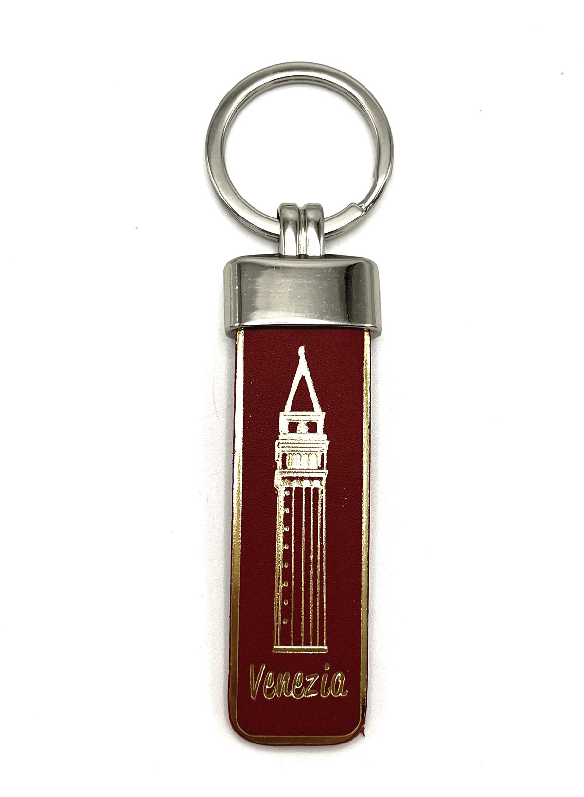 Genuine leather Keychain, Made in Italy, art. KVENEZIA4
