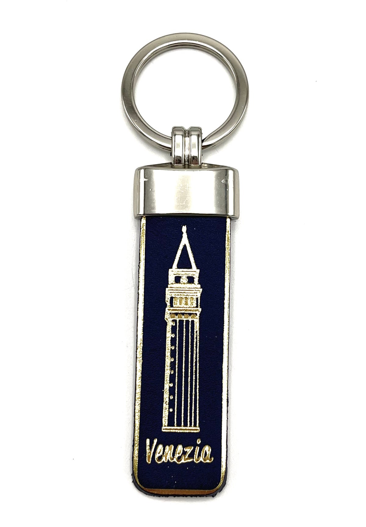 Genuine leather Keychain, Made in Italy, art. KVENEZIA4