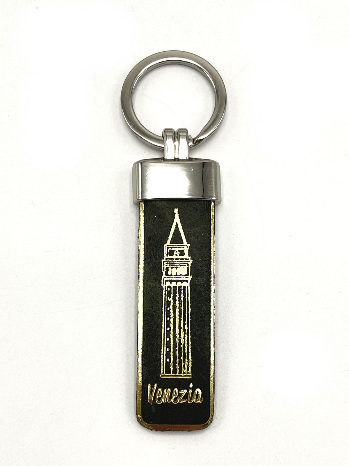 Genuine leather Keychain, Made in Italy, art. KVENEZIA4