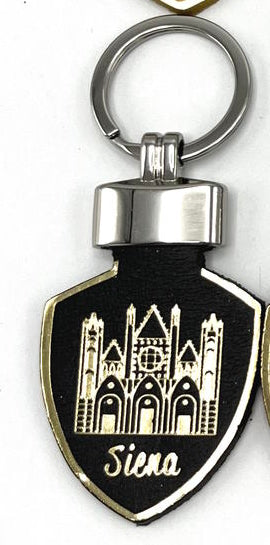 Genuine leather Keychain, Made in Italy, art. KSiena