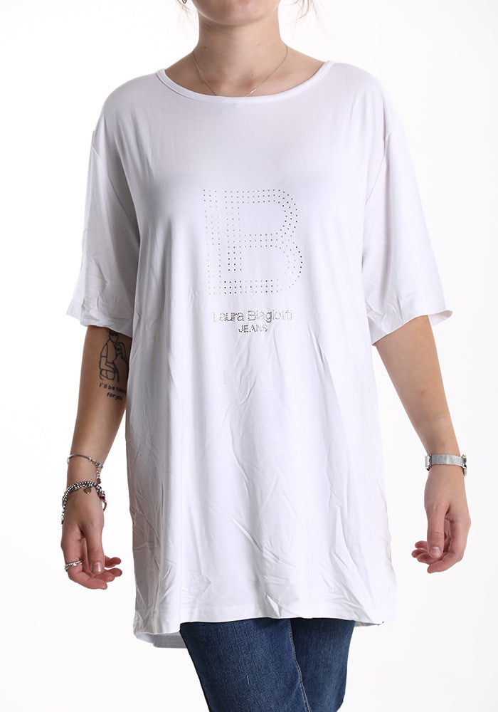 Viscosa t-shirt, brand Laura Biagiotti, for women, Made in China, art. JLB215-1.290