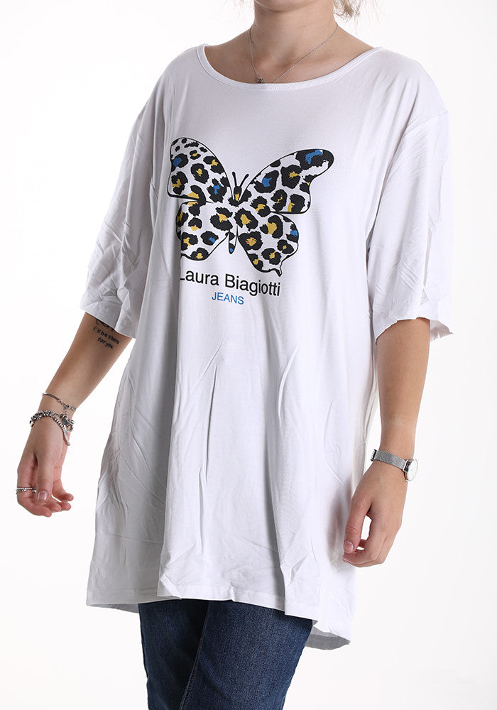 Viscosa t-shirt, brand Laura Biagiotti, for women, Made in China, art. JLB206-1.290