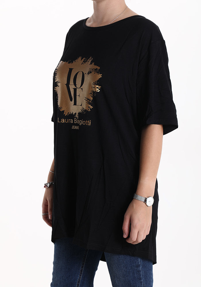 Viscosa t-shirt, brand Laura Biagiotti, for women, Made in China, art. JLB203-1.290