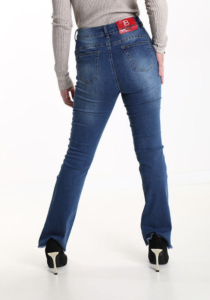 Jeans in cotone con tasche marca Laura Biagiotti da donna, art.  JLB105.290