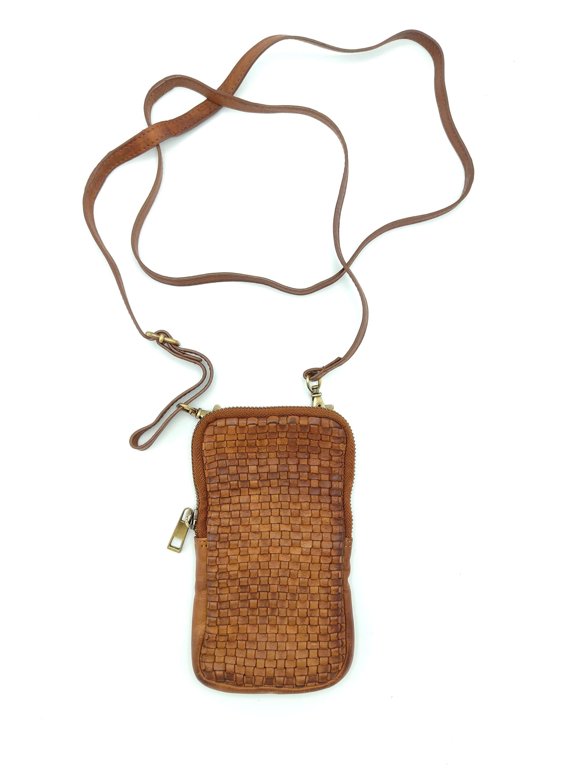 Washed leather wallet art. 053