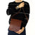 Hand buffered leather crossbody shoulder bag art. 112209