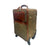Hand buffered leather and canvas trolley art. 112239