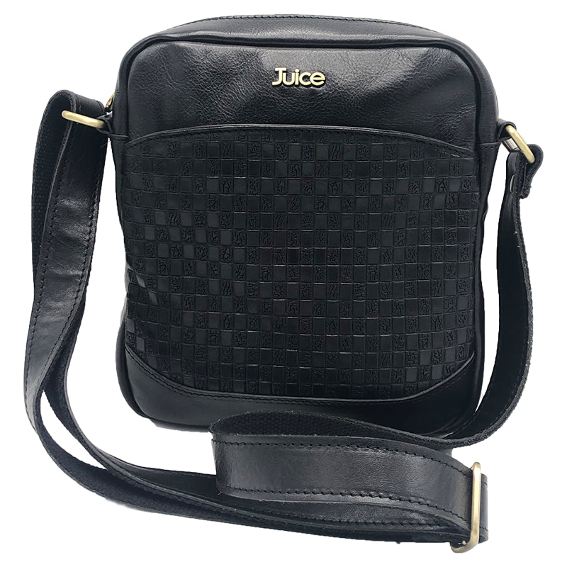 Hand buffered leather shoulder bag art. 112220