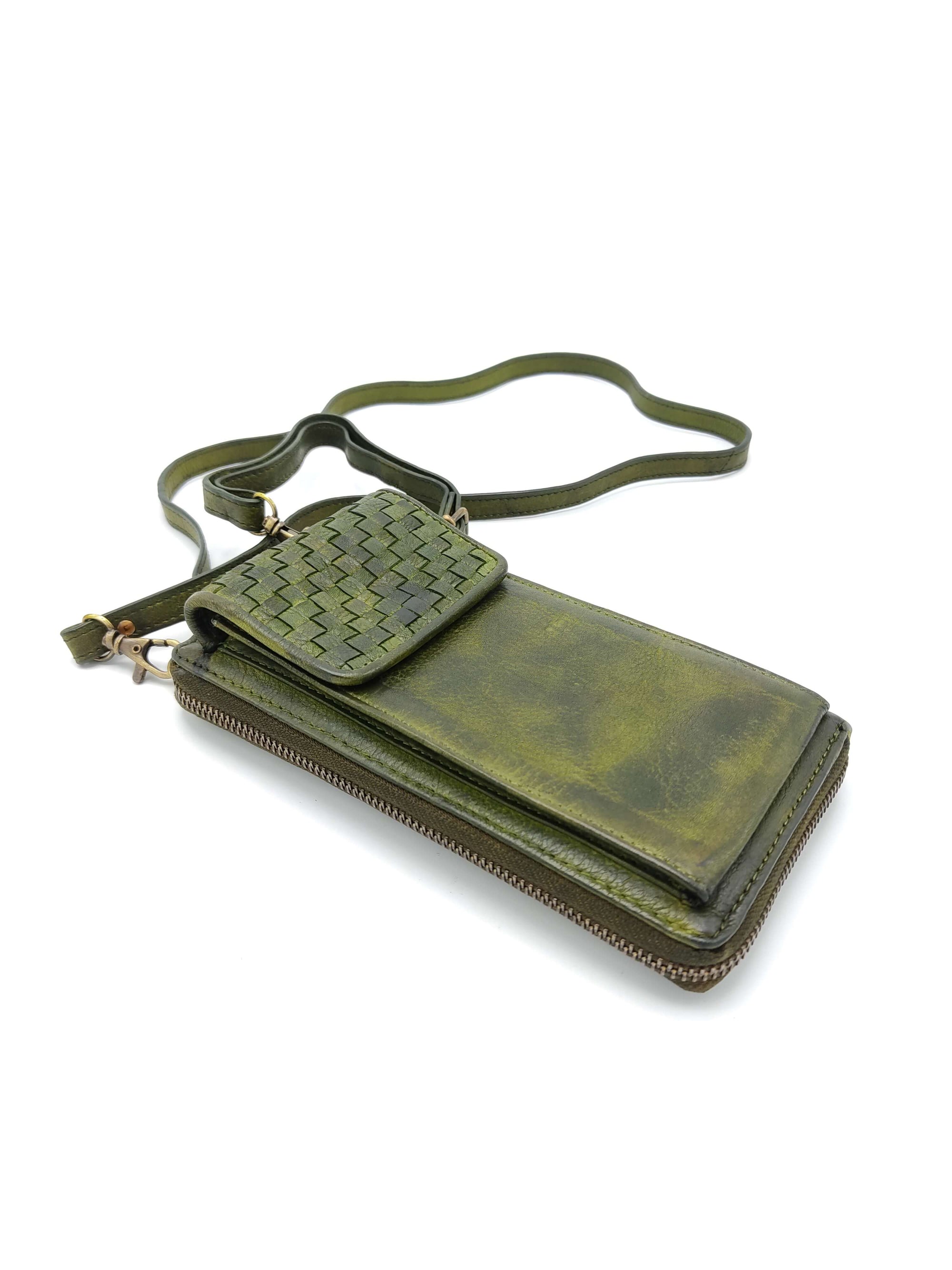 Portafoglio in pelle lavata art.  055