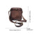 Hand buffered leather shoulder bag art. 112220