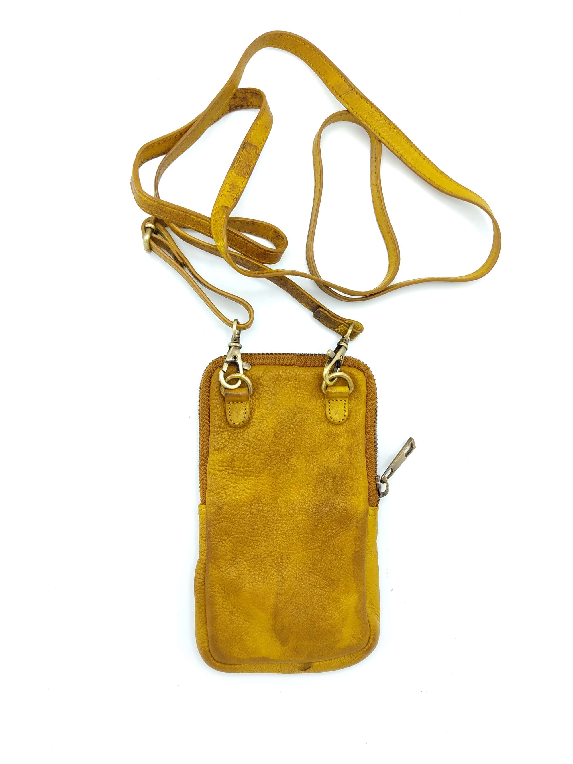 Washed leather wallet art. 053