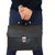 Hand buffered leather office bag art. 112096