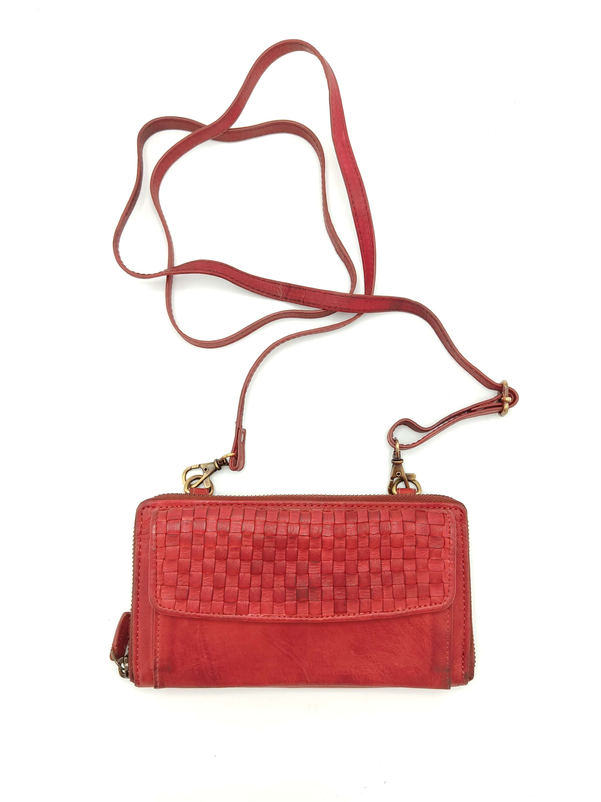 Washed leather wallet art. 056