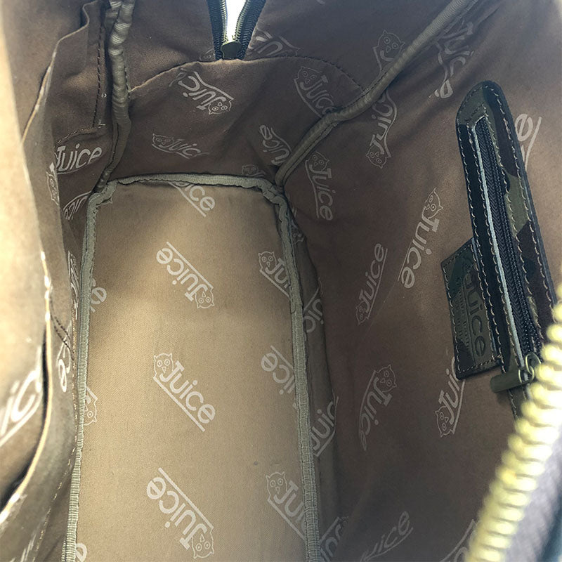 Printed leather backpack art. 112232